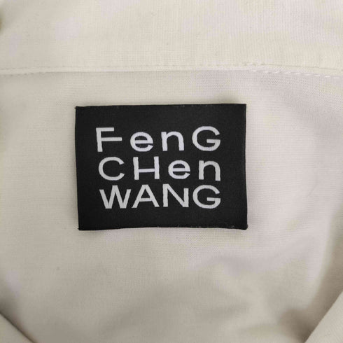 フェンチェンワン Feng Chen Wang パッチワークドッキングストライプシャツ メンズ import:L